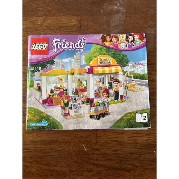 LEGO Friends Heartlake Supermarket #41118 Instruction Booklets Only 1 & 2 (6002) - Picture 6 of 10
